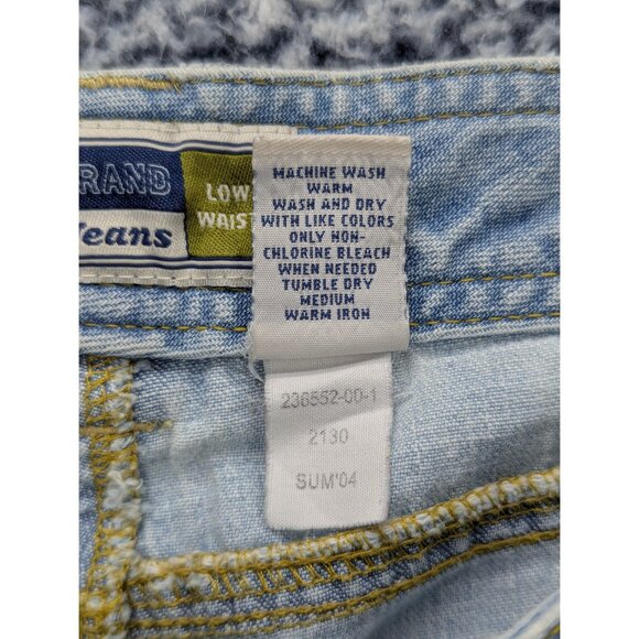 Old Navy Y2K Revival Capris Size 4 Low Rise Light Wash Straight Leg Retro Blue - Picture 14 of 14